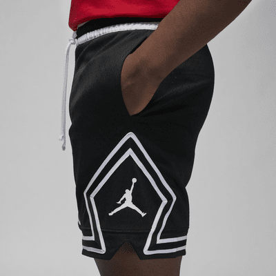 กางเกงขาสั้นลายข้าวหลามตัด Jordan Dri-FIT Sport