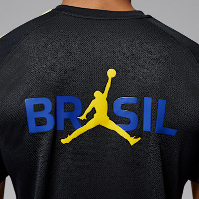 Jordan Brazil Strike Jordan Dri-FIT Kısa Kollu Örgü Erkek Futbol Üstü görsel 6