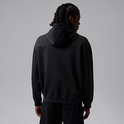 Jordan Sport Hoop Fleece Dri-FIT Tam Boy Fermuarlı Erkek Kapüşonlu Üstü görsel 2
