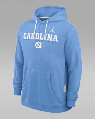 Мужское худи North Carolina Sideline Jordan Brand Dri-FIT College Pullover Hoodie