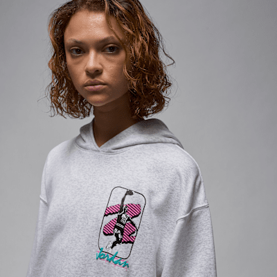 Sudadera con gorro sin cierre para mujer Jordan Brooklyn Fleece