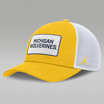 Michigan On-Field Rise Men's Jordan Brand College Trucker Adjustable Hat