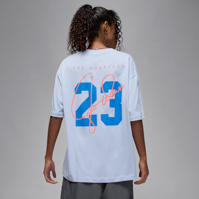 Jordan Essentials Playera con gráfico de manga corta para mujer
