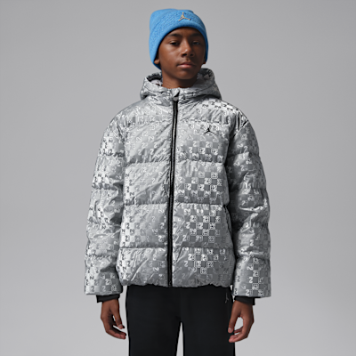 조던 주니어 박시 샤이니 패딩 재킷