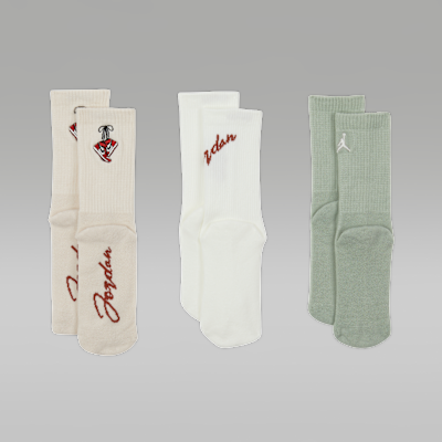 Jordan Big Kids' Shorty Crew Socks (3 Pairs)