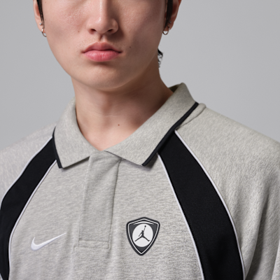 Ανδρική μακρυμάνικη φανέλα σε στιλ μπλούζας πόλο Jordan Flight