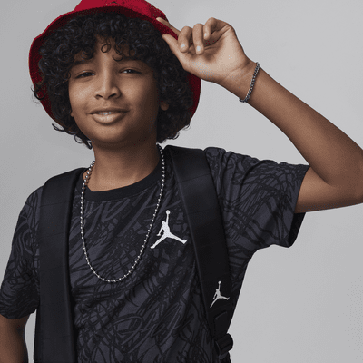 Jordan Big Kids' Net Flight Printed T-Shirt