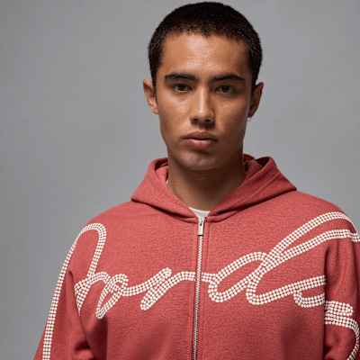 Sudadera con gorro de tejido Fleece y cierre completo para hombre Jordan MVP