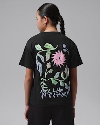 Детская футболка Jordan Big Kids' Puff Floral