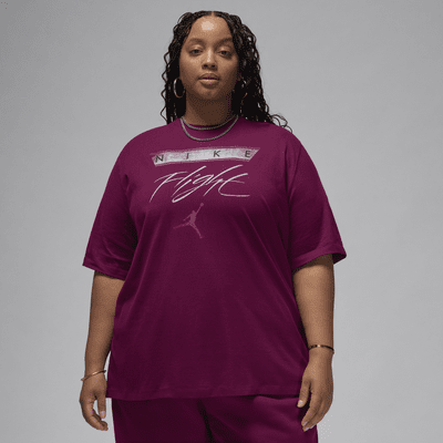 Playera con gráfico para mujer Jordan Flight Heritage (talla grande)