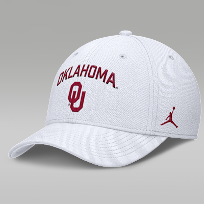Oklahoma On-Field Rise Swoosh Men's Jordan Brand Dri-FIT College Hat