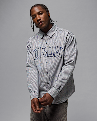 Мужские  Jordan Flight Oxford Long-Sleeve Top