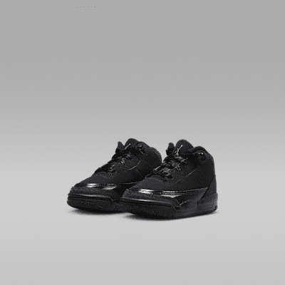 Tenis para bebé e infantil Jordan 3 Retro "Black Cat"