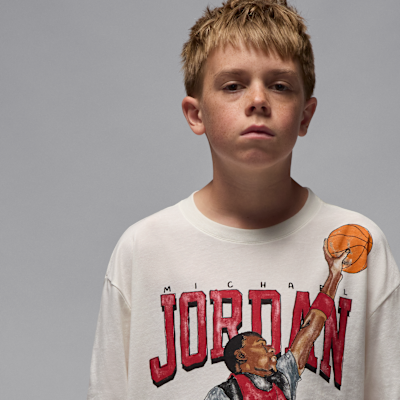Playera Sketch para niños talla grande Jordan