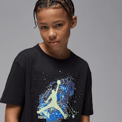 Jordan Big Kids' "Sky Is Not The Limit" Glow T-Shirt