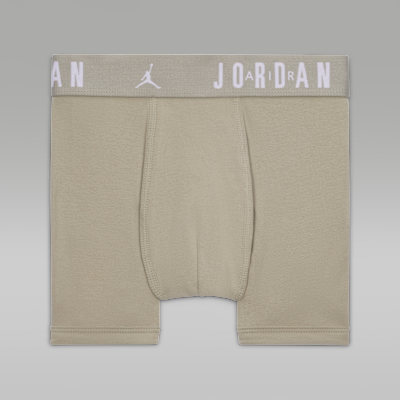 Jordan Big Kids' Flight Cotton Boxer Briefs (3-Pack)