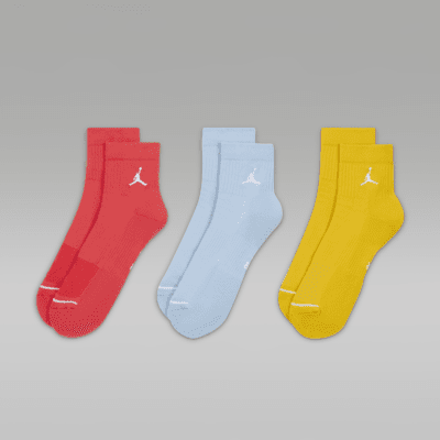 Jordan Everyday Ankle Socks (3 Pairs). Nike ID