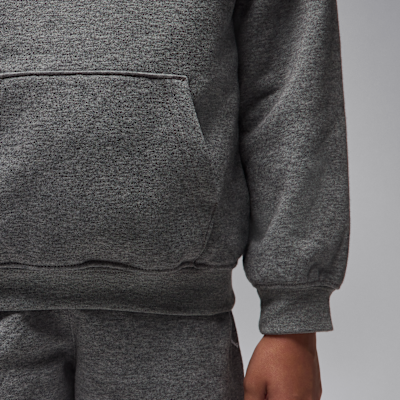 Conjunto de 2 piezas con sudadera con gorro sin cierre para niños talla pequeña Jordan Brooklyn Fleece