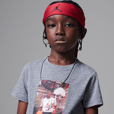 Playera MJ Photo Jordan para niño talla pequeña
