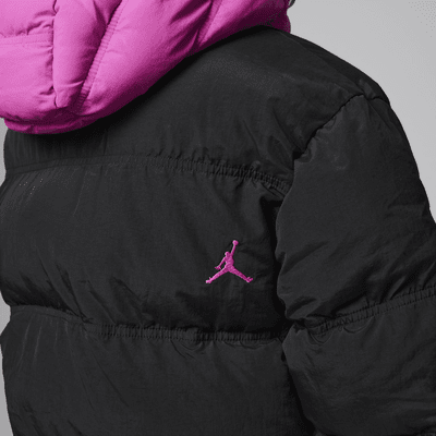 La chamarra acolchada de mayor densidad para niño talla grande Jordan