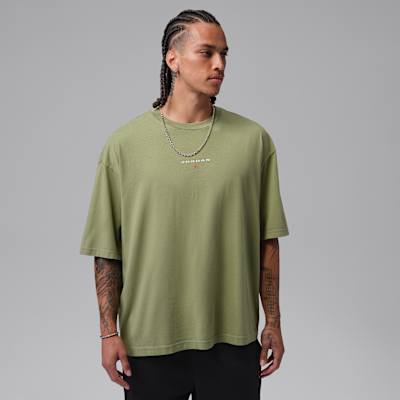 Jordan Flight Essentials Oversize Yama Detaylı Erkek Tişörtü