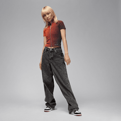 Air Jordan Women's Full-Zip Knit Top