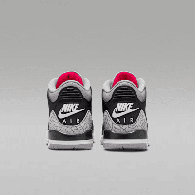 Air Jordan 3 Retro "Black Cement" Big Kids' Shoes