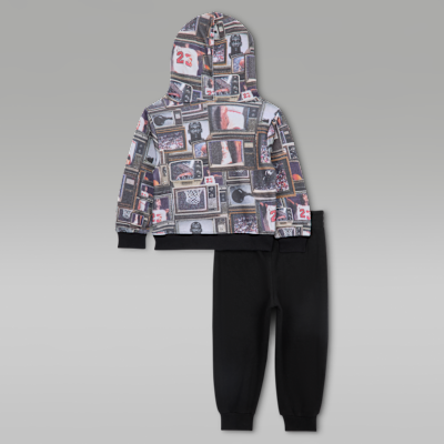 Dwuczęściowy zestaw z nadrukiem dla niemowląt Jordan Brooklyn Fleece (12–24 M)