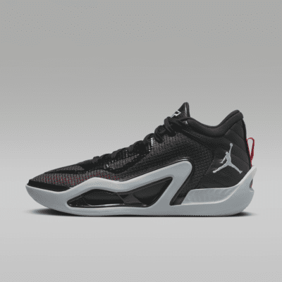 Jordan Boys Tatum 1 - Basketball Shoes Black/Wolf Grey/Silver Size 07.0