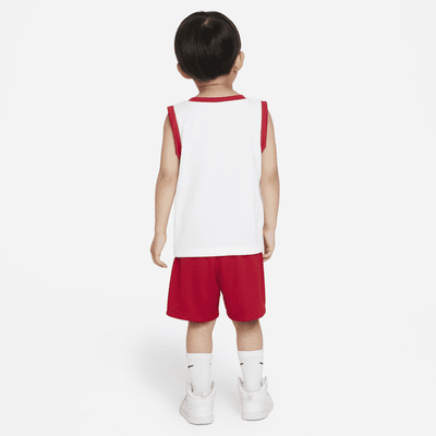 Jordan-sæt med tanktop og shorts til babyer (12-24 M)