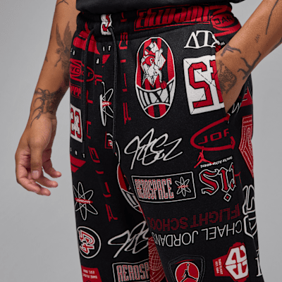 Pants estampados de tejido Fleece para hombre Jordan Essentials
