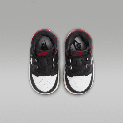 Jordan 1 Retro High OG 'Black Toe' Baby/Toddler Shoes