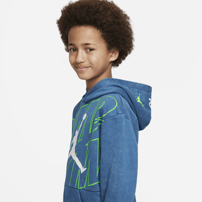 Sudadera con gorro para niños talla grande Jordan Jumpman