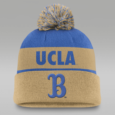 UCLA Bruins Primetime Peak Men's Nike College Cuffed Pom Beanie