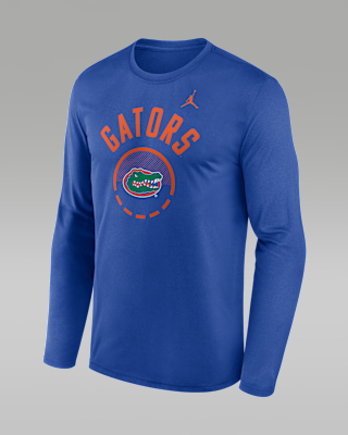 Мужская футболка Florida Courtside Jordan Brand Dri-FIT College Long-Sleeve