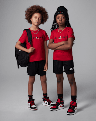 Детские шорты Jordan Little Kids' Baseline 2-Piece Mesh Shorts Set