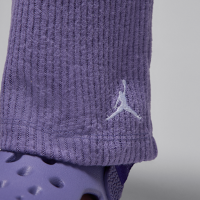 Conjunto de 2 piezas con sudadera sin cierre de tela de canalé Heir To The Crown para niños talla pequeña Jordan