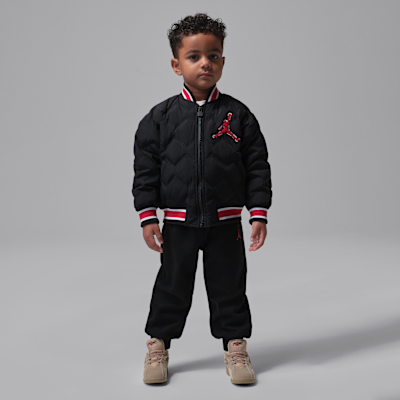 조던 리틀키즈 셔닐 후드 봄버 재킷