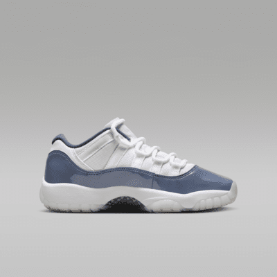 Air Jordan 11 Retro Low "Diffused Blue" Big Kids' Shoes