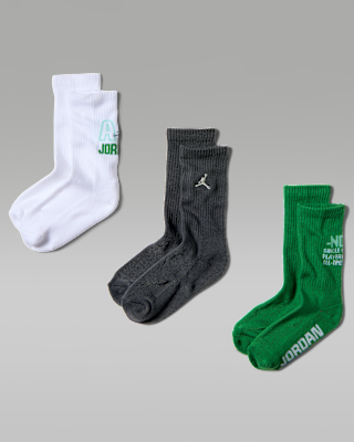 Детские носки Jordan Kids' Legendary Crew Socks (3 Pairs)