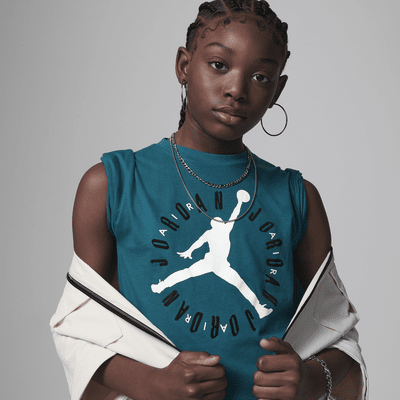 Playera para niños talla grande Jordan Soft Touch Tee