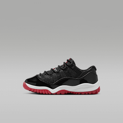 Jordan 11 Retro Low "Bred" Little Kids' Shoes