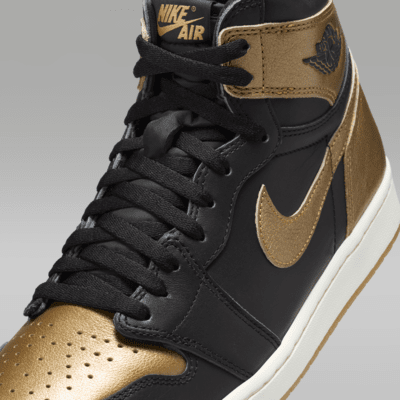 Tenis para hombre Air Jordan 1 Retro High OG "Black and Gold"