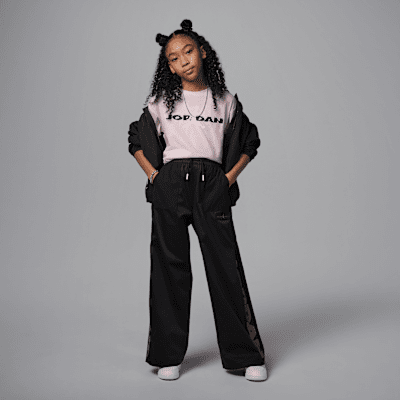 Pants de tejido Woven funcionales artesanales para niños talla grande Jordan