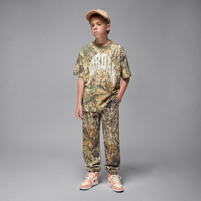 Pants de tejido Fleece Realtree para niños talla grande Jordan