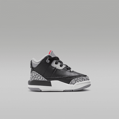 ジョーダン 3 レトロ "Black Cement" ベビーシューズ