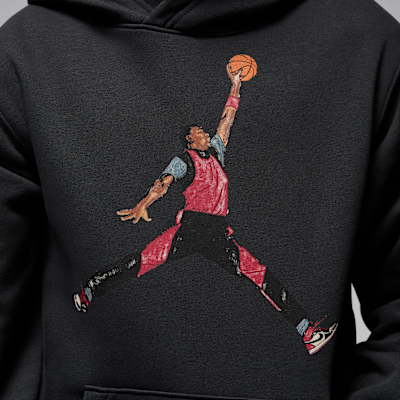 Sudadera con gorro sin cierre Sketch para niños talla grande Jordan