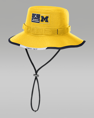 Мужские  Michigan Apex Boonie Jordan Brand Dri-FIT College Bucket Hat