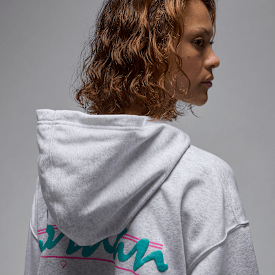 Sudadera con gorro sin cierre para mujer Jordan Brooklyn Fleece