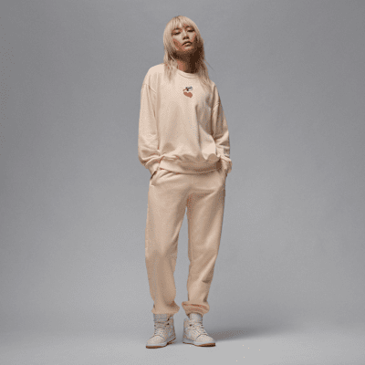 Sudadera sin cierre de cuello redondo para mujer Jordan Brooklyn Fleece